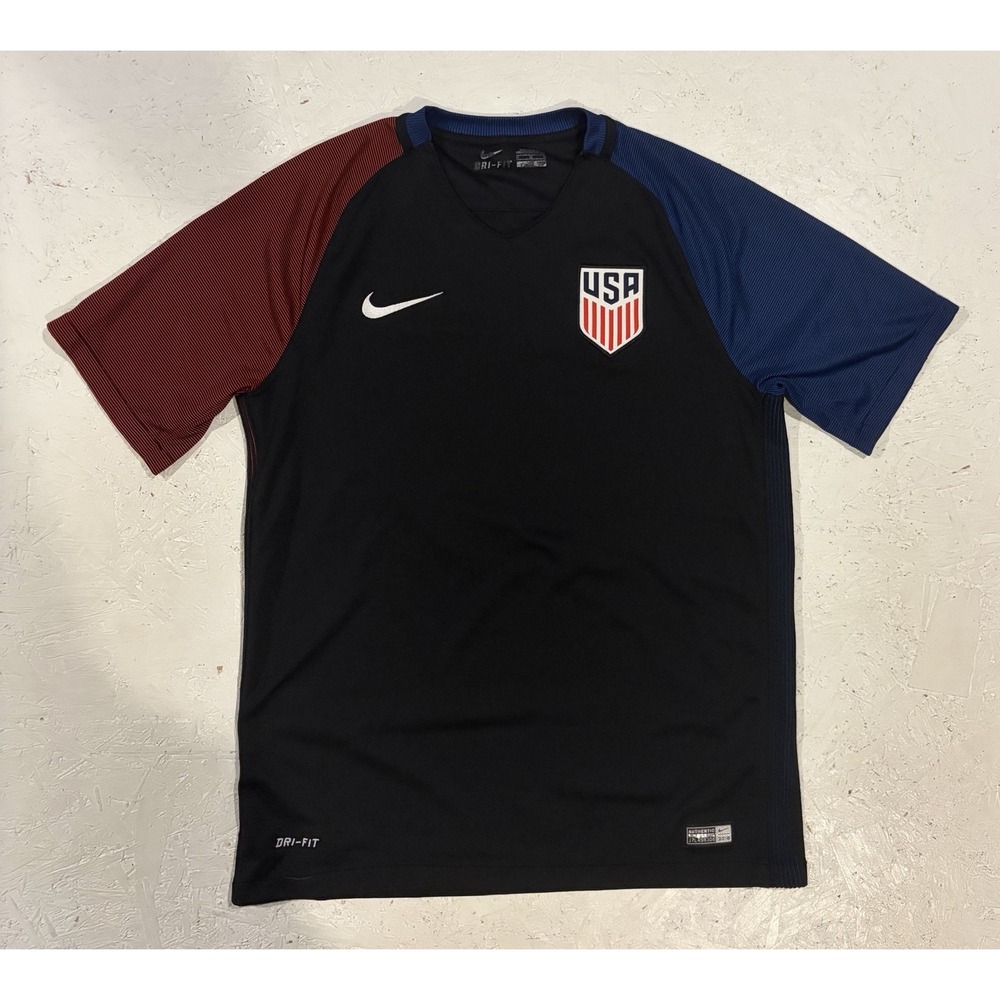 Nike USA National Team Away Soccer Jersey Mens Medium Black USMNT 2016/17
